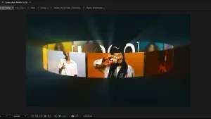 Modern Media Carousel Logo After Effects Template