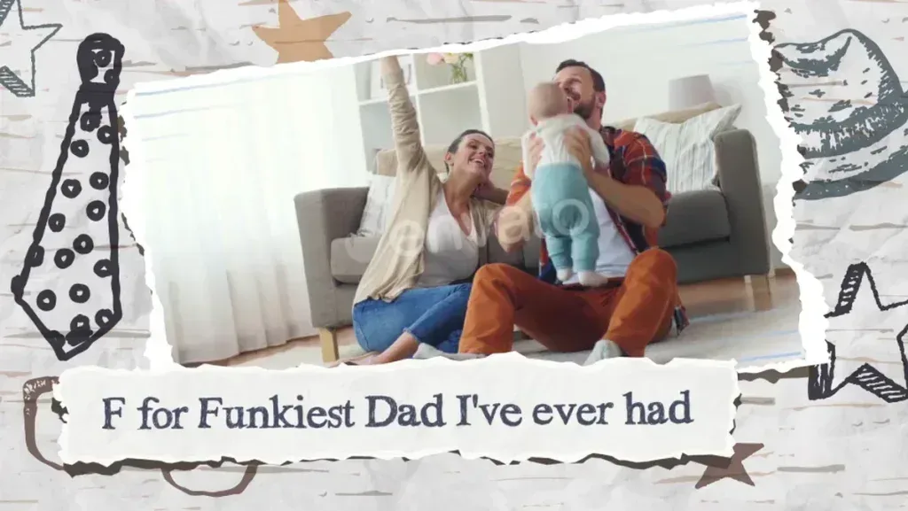 After Effects Project Playful Hand-Drawn Father’s Day
