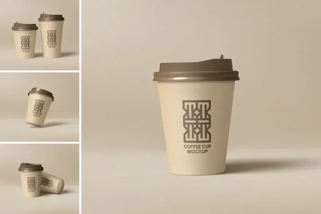 PSD Mockup Coffee Cup for Branding