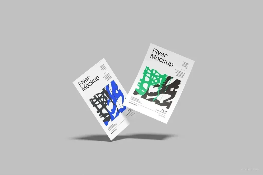 موکاپ PSD فلایر با قابلیت ویرایش سریع