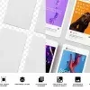 PSD Mockup Instagram Post, Instagram post mockup layout with blank cards and sample social media posts