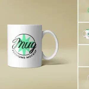 موك أب كوب بتصميم واقعي PSD موك أب كوب بتصميم واقعي PSD