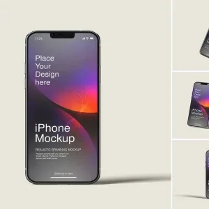 موکاپ PSD برندینگ گوشی