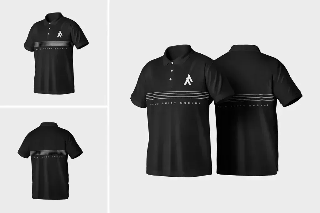 PSD Mockup Polo Shirt