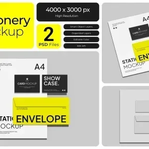 موکاپ PSD ست برندینگ ست اداری