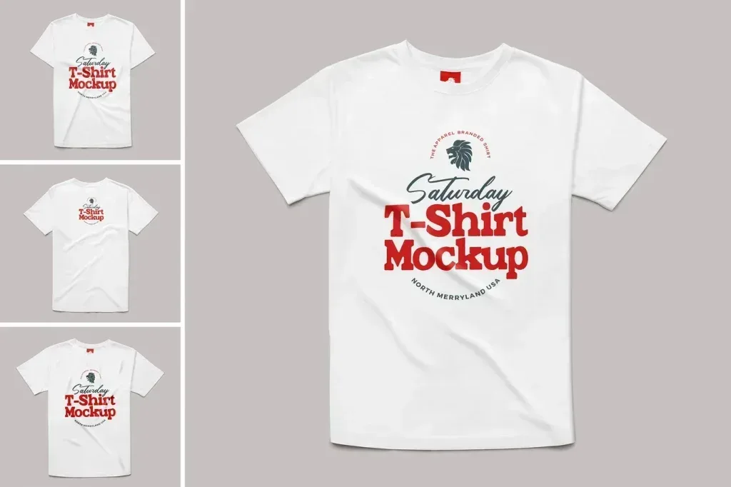 PSD Mockup T Shirt Apparel Display T-Shirt