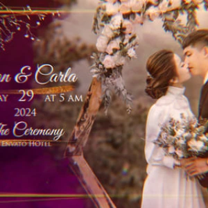 Romantic Wedding Slideshow After Effects Template Romantic Wedding Slideshow After Effects Template
