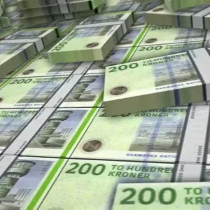 Danish Krone Banknote Loop Video krona Stock Footage Danish Krone Banknote Loop Video krona Stock Footage