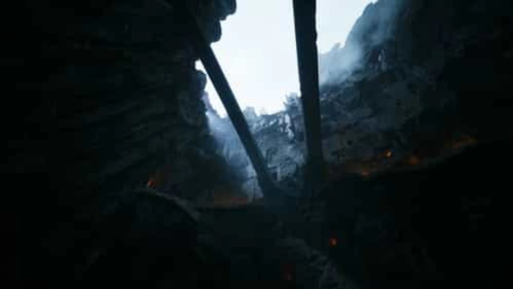 Video Footage Rocky Canyon Mist with Thin Bridges View