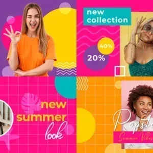 Colorful Social Media Marketing After Effects Template Colorful Social Media Marketing After Effects Template