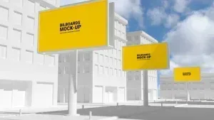 Dynamic 3D Billboard Mockup After Effects Template Dynamic 3D Billboard Mockup After Effects Template