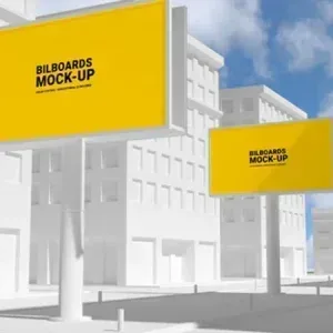 Dynamic 3D Billboard Mockup After Effects Template Dynamic 3D Billboard Mockup After Effects Template