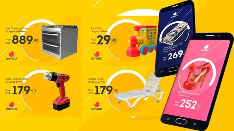 پروژه افتر افکت قالب ویدیویی تبلیغ فروش