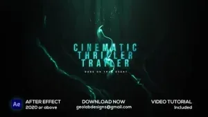 قالب لتريلر إثارة سينمائي لأفتر إفكت