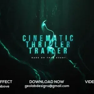 قالب لتريلر إثارة سينمائي لأفتر إفكت قالب لتريلر إثارة سينمائي لأفتر إفكت