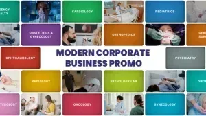 Modern Corporate Medical Promo After Effects Template