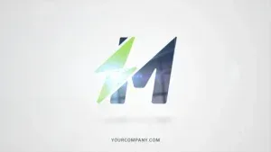 Geometric 3D Logo Reveal After Effects Template