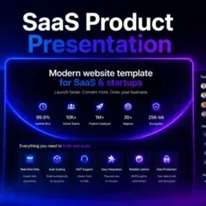 SaaS Product Presentation Video After Effects Template SaaS Product Presentation Video After Effects Template
