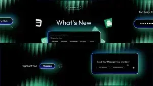 Modern Glow Text Promo Product After Effects Template