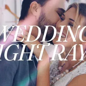 After Effects Project Wedding Light Rays Transitions After Effects Project Wedding Light Rays, Couple embracing with soft light rays effect