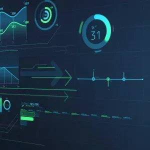 Animated Data Charts Stream of Processing Stock Footage Animated Data Charts Stream of Processing Stock Footage