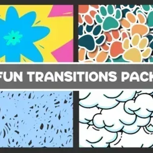 Fun Cartoon Style Video Transitions Pack Stock Footage Fun Cartoon Style Video Transitions Pack Stock Footage
