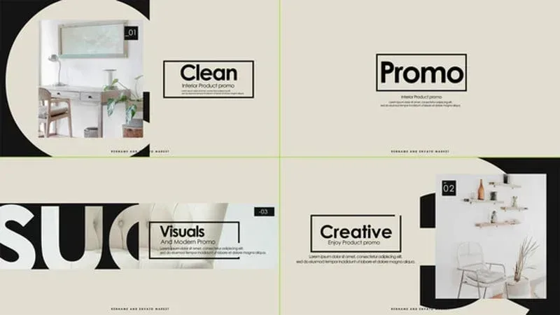 After Effects Project Bold Typography Promo Product