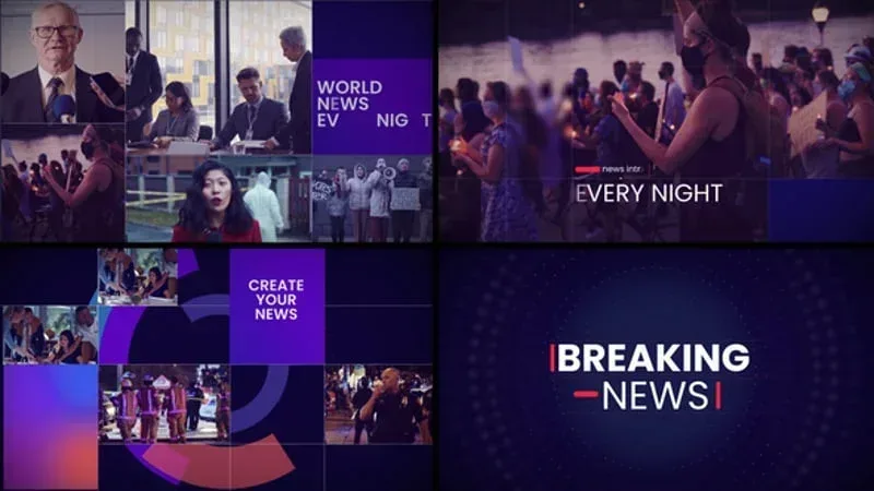 After Effects Project Breaking News Video