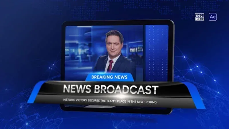 After Effects Project News Broadcast Lower Thirds Video