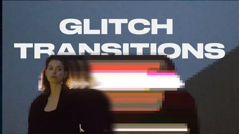 After Effects Project Glitch Transitions Trailer Video