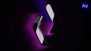 Logo Glossy Reveal Video After Effects Template