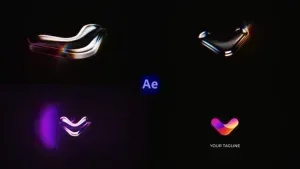 Liquid Chrome Logo Animation After Effects Template Liquid Chrome Logo Animation After Effects Template