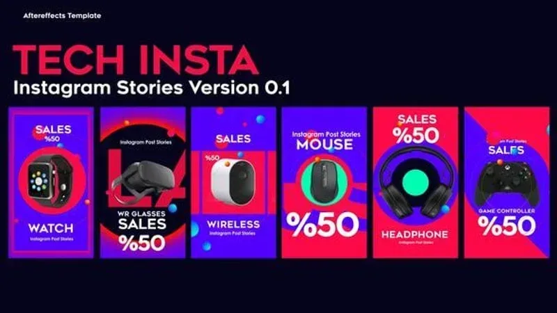After Effects Project Insta Stories Video 2