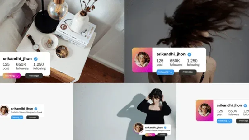 After Effects Project Instagram Follow Buttons Pack