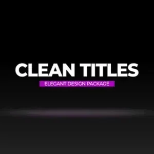 Minimalist Title Animations After Effects Template Minimalist Title Animations After Effects Template