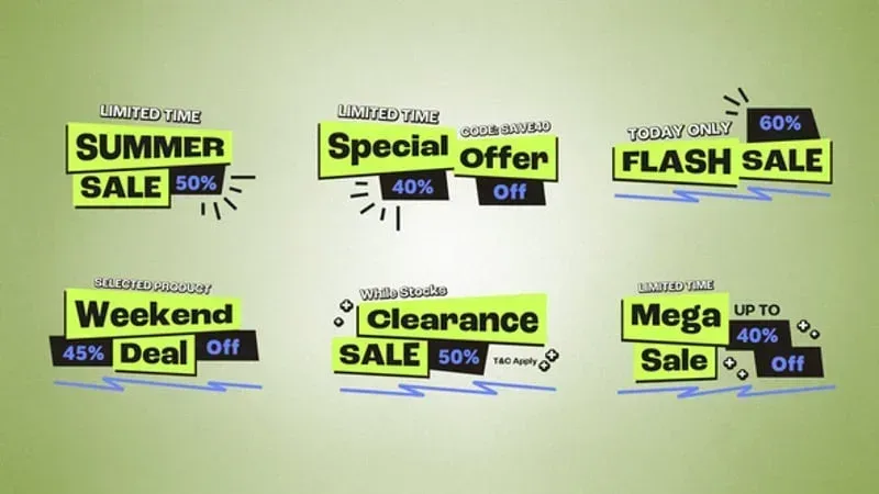 After Effects Project Animated Discount Lower Thirds