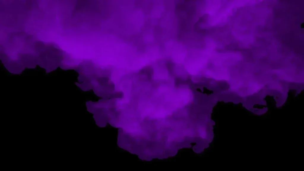Video Footage Abstract Purple Fluid Smoke Ink Reveal
