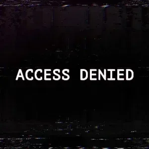 Digital Distortion Access Denied Warning Stock Footage Digital Distortion Access Denied Warning Stock Footage