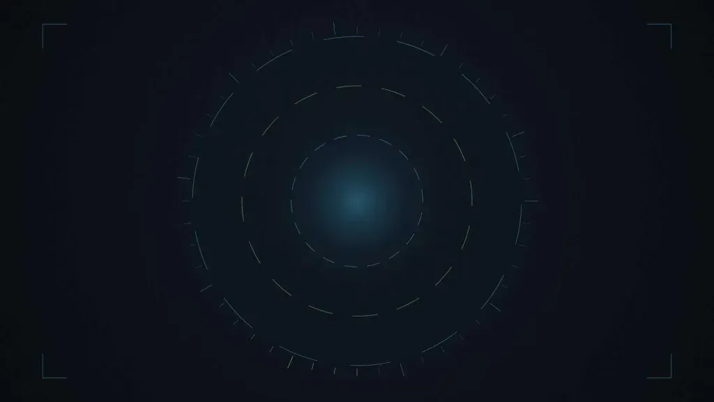 Video Footage Futuristic HUD Targeting Scanner