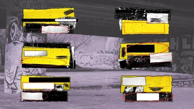 Video Footage Grunge Paper Collage Titles Reveal
