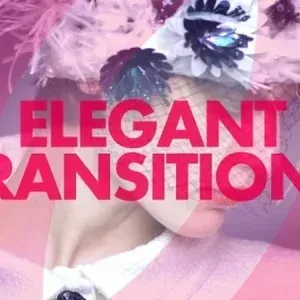 Modern Geometric Transitions and Text Stock Footage Modern Geometric Transitions and Text Stock Footage