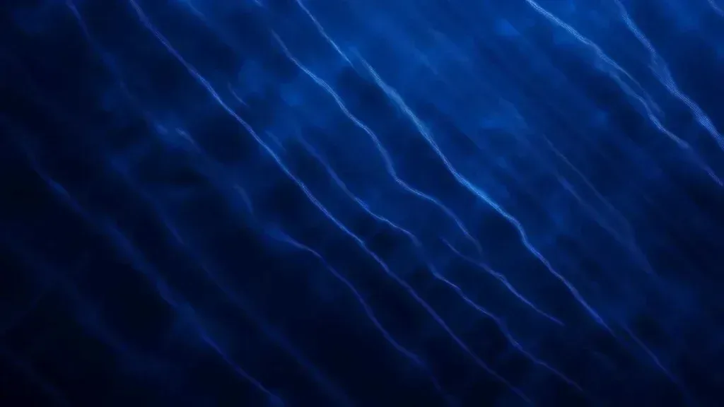 Video Footage Abstract Blue Fluid Waves with Glowing