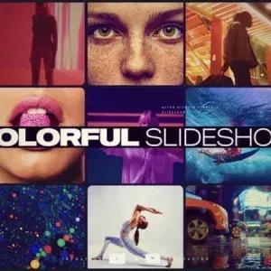 Colorful Slideshow Grid After Effects Template Colorful Slideshow Grid After Effects Template