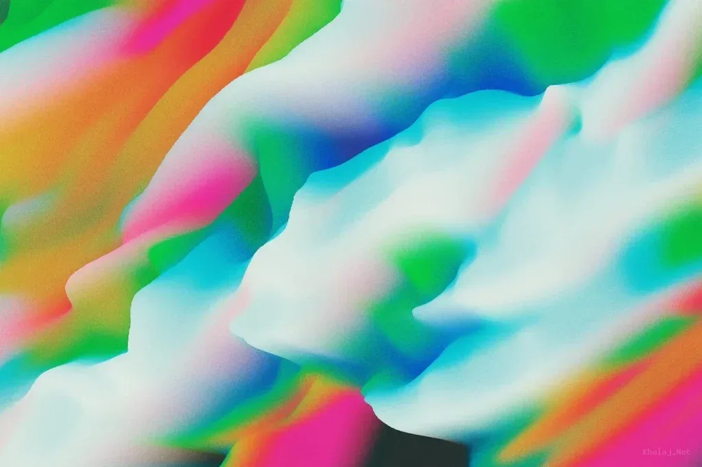 Abstract 3D Landscape Background