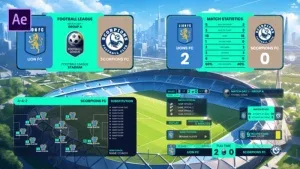 Soccer Broadcast Graphics After Effects Template