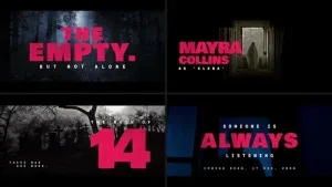 Red Horror Trailer After Effects Template Red Horror Trailer After Effects Template