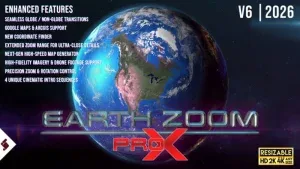 Earth Zoom Animation After Effects Template
