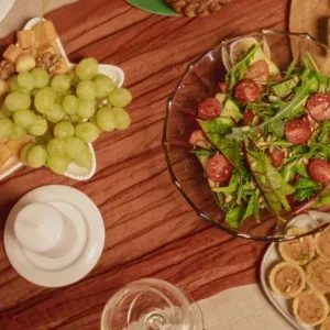 Rotating Food Spread Stock Footage Rotating Food Spread Stock Footage