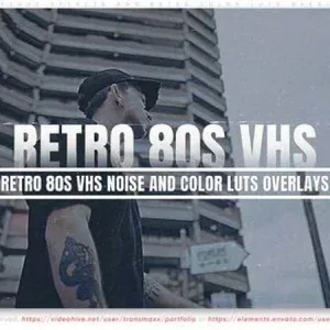 Retro VHS Noise LUTs After Effects Template