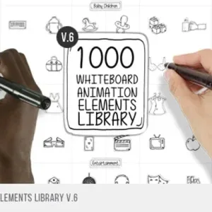Whiteboard Animated Elements Library After Effects Template Whiteboard Animated Elements Library After Effects Template